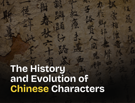 The History and Evolution of Chinese Characters